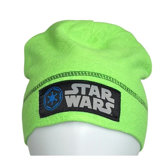 Lucas Films Star Wars Green Fleece Skull Cap Winter Kids 1-2 Year Old Headliner - Picture 1 of 9